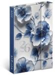Realsystem Határidőnapló REALSYSTEM 110x160mm heti sárga lapos márneses záródású Porcelain flower 2027 (5412-PO) - robbitairodaszer