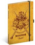 Realsystem Határidőnapló REALSYSTEM 130x210 mm 2 hét oldalpáronként sárga lapos Harry Potter - Hogwarts 2027 (5414-HP) - robbitairodaszer