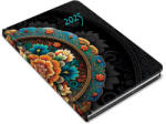 REALSYSTEM Zsebnaptár REALSYSTEM Fiestina B/6 álló heti fehér lapos Mandala 2027 (5411-61) - papir-bolt