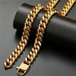  MA-38422 férfi nyaklánc - Arany/56cm/14mm