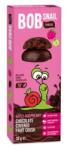 BOB SNAIL Gyümölcs snack, 30 g, BOB SNAIL, alma-málna étcsokoládéban (BS-4130)