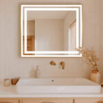 Artalo Fürdőszobai LED tükör keretben M3