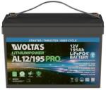 Volta's Voltas 12.8V 195Ah LiFePO4 starter lítium-vasfoszfát akkumulátor 325*175*215 mm