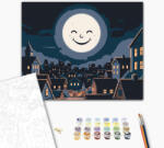 Alkotásutca Jó éjt, Hold! - Számfestő készlet kereten 40x50