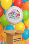 Personalizabil Balon rotund alb personalizabil Baby Riki 45 cm