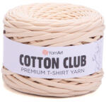 YARNART Cotton club minőségi, prémium pólófonal 7314 - Natúr