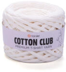 YARNART Cotton club minőségi, prémium pólófonal 7349 - Tört fehér