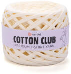 YARNART Cotton club minőségi, prémium pólófonal 7348 - Krém
