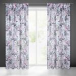 Takoy Draperie HONEY cu imprimeu floral din etamină de 140 x 270 cm