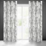 Takoy Draperie HARIET jacquard cu model de crenguțe, semitransparent de 140 x 250 cm