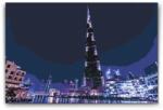  Festés számok szerint - Burj Khalifa, Dubai Méret: 40x60cm, Keretezés: Kartonlemezen