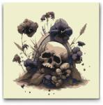  Festés számok szerint - A halál sírja Méret: 30x30cm, Keretezés: Keret nélkül (csak a vászon)