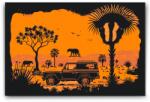  Festés számok szerint - Safari Méret: 40x60cm, Keretezés: Keret nélkül (csak a vászon)