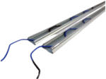  Baghetă metalică HECTARUL pentru prinderea foliei de solar, 2, 4 m, cu sârmă plastifiată, set 10+12 / 24 m liniari (ART005393)