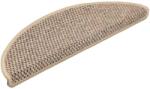 vidaXL 30 db lépcsőszőnyegek öntapadós szizál kinézetű 56x17x3 cm 3365866 (3365866)
