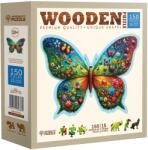 Wooden City Дървен пъзел Wooden City от 150 части - Пеперуда (HE 0202-M)