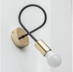 Helam Aplica de perete OXFORD 1xE27/15W/230V auriu/negru (HE1749)