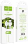 hoco. kábel X20 Micro USB 3.1A 3M Fehér