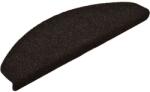 vidaXL 30 db sötétszürke öntapadó lépcsőszőnyeg 65x21x4 cm 3365661 (3365661)