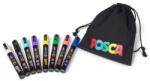 uni Dekormarker készlet, 1, 8-2, 5 mm, UNI "Posca PC-5M", 8 különböző szín, tartóval (TUPC5M8T)