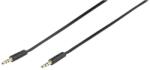 Vivanco Кабел Vivanco 46214, от Jack 3.5mm(м) към Jack 3.5mm(м), 2.5m, черен (VIVANCO-46214)