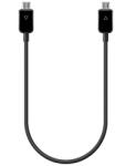 Samsung Adatkábel MicroUSB-MicroUSB, Töltés Megosztó Funkció, 30 cm Fekete