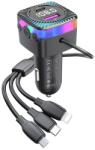Earldom FM трансмитер Earldom ET-M98, Bluetooth, USB A(ж), USB C(м), 3.1A, черен (DF17768)