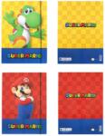 Panini Dosar cu bandă elastică Panini Super Mario - Red & Blue, sortiment (73192)