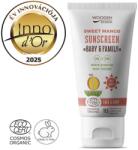 Wooden Spoon Bio Naptej és Testápoló Mangóval SPF50 150 ml