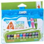 Junior Discuri de ceară triunghiulare JUNIOR Jumbo, set de 12 bucăți