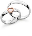  Zlatarna Celje Synergy Női Karikagyűrű - Szív Díszítéssel