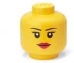 LEGO Tárolódoboz, fej, nagy, LEGO, Girl 40321725 (40321725)