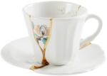 Seletti Kávéscsésze csészealjjal KINTSUGI 3, fehér, Seletti (SLT09643)