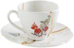 Seletti Kávéscsésze csészealjjal KINTSUGI 2 fehér, Seletti (SLT09642)