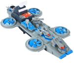 Sunman Set baza spatiala cu 5 vehicule, Hero Combat, Space Union