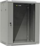 NETRACK 15U 19" fali rack szekrény 600x450mm levehető oldalú sötétszürke (019-150-645-021) (019-150-645-021) (019-150-645-021)