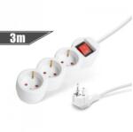 Esperanza SZÜ-Delight 3-as elosztó kapcsolóval, 3m (20222)