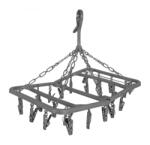 Bo-Camp Drying carousel foldable 24 Culoare: gri (6415150)