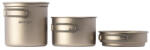 Vango Titanium 3 Piece Cook Set Culoare: argintiu (ACVTITANM000003)