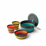 Sea to Summit Frontier UL Collapsible Pot Cook Set Culoare: albastru (ACK026031-122101)