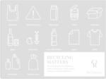 ReCollector Autocolante ReCollector Recycling Matters, albe (STICKERS02) Cos de gunoi