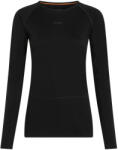 Icebreaker Women Merino 200 ZoneKnit LS Crewe női funkcionális felső L / fekete