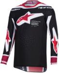 Alpinestars Tricou motocross Alpinestars Supertech Pro AFD Vista negru-roșu-alb (AIM170-0321)