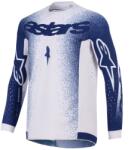 Alpinestars Tricou motocross Alpinestars Supertech Scenz gri deschis-albastru închis (AIM170-0327)