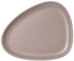 LIND DNA Farfurie pentru micul dejun CURBA 22 cm, cald gri, gresie, LIND DNA (LIND991426)
