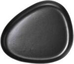 LIND DNA CURBA Platou de servit 35 cm, negru, gresie, LIND DNA (LIND990164) Tava