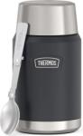 Thermos Termos pentru mâncare Icon, cu lingură pliabilă, 710 ml, gri închis, 2 piese (173090)