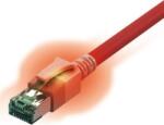 SACON Easylan CS1ORADAD0030 RJ45 Hálózati kábel, patchkábel CAT 6A S/FTP 3 m Piros LED-del 1 db (21.15. 2323) (21.15.2323)