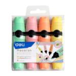 Deli Textmarker 4/set MACARON DELI (DLEU356-MT)