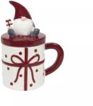 Gastro Cană de Crăciun cu capac Spiriduș, capacitate: 0, 38 litri, înălțime: 160 mm, diametru: 89 mm